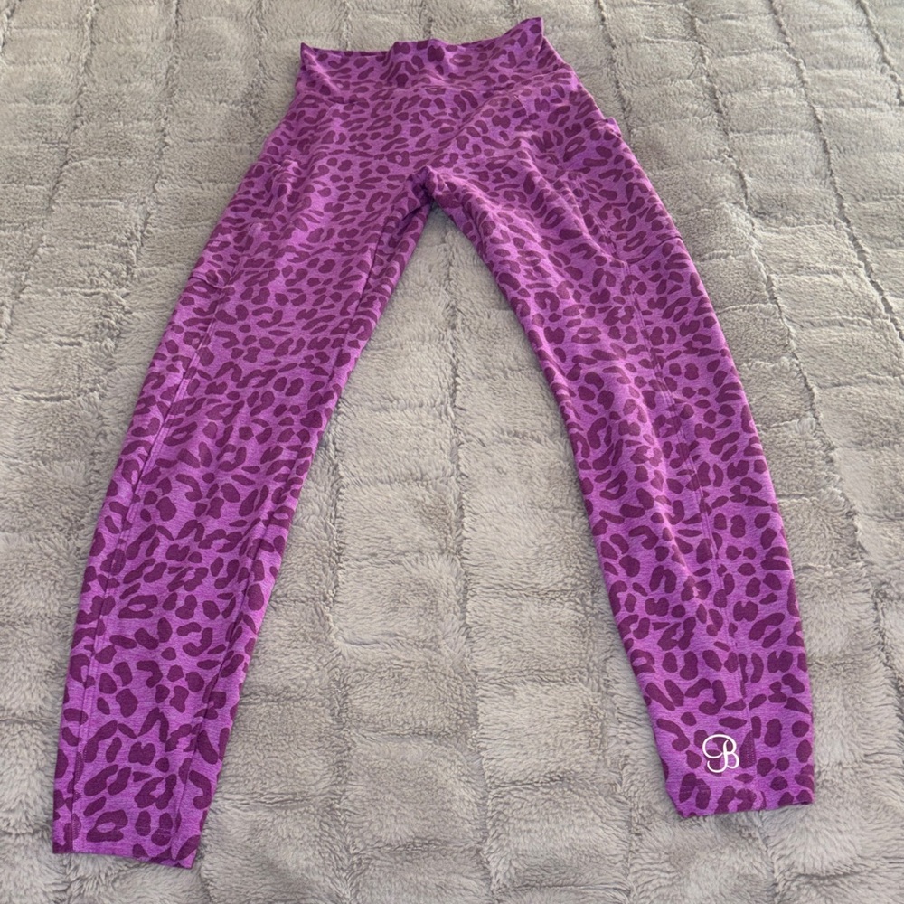 Bombshell Sportswear Purple Leopard Leggings